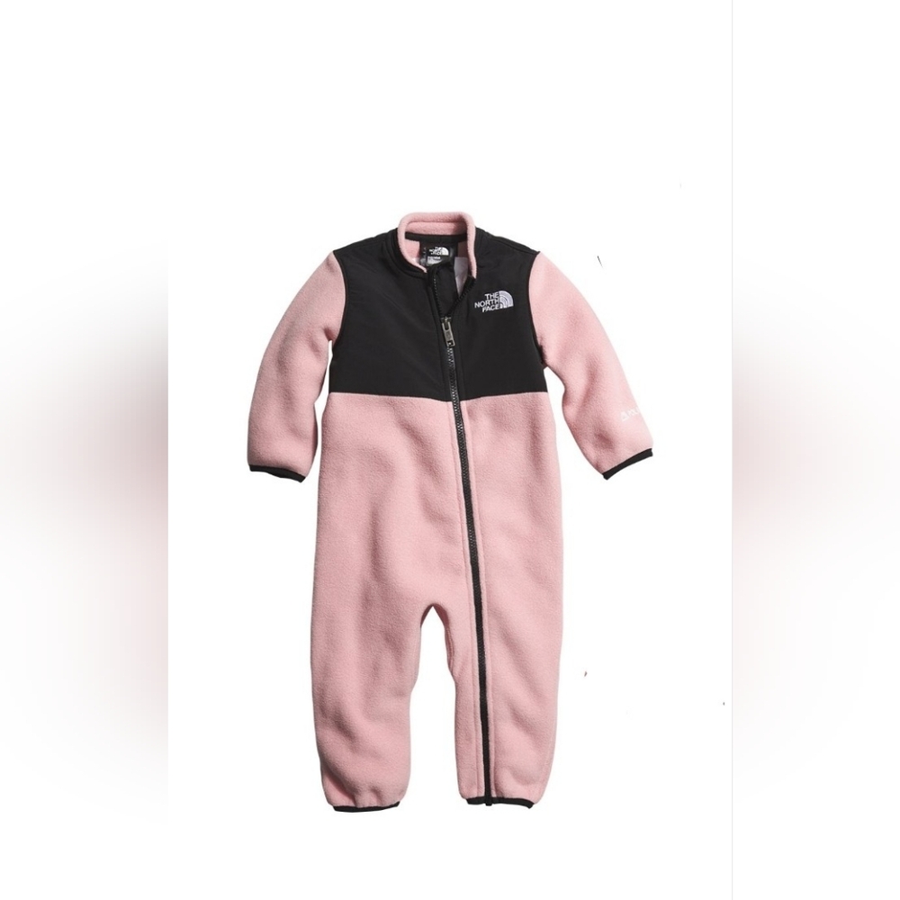 The North Face Baby Pink Fleece Snowsuit